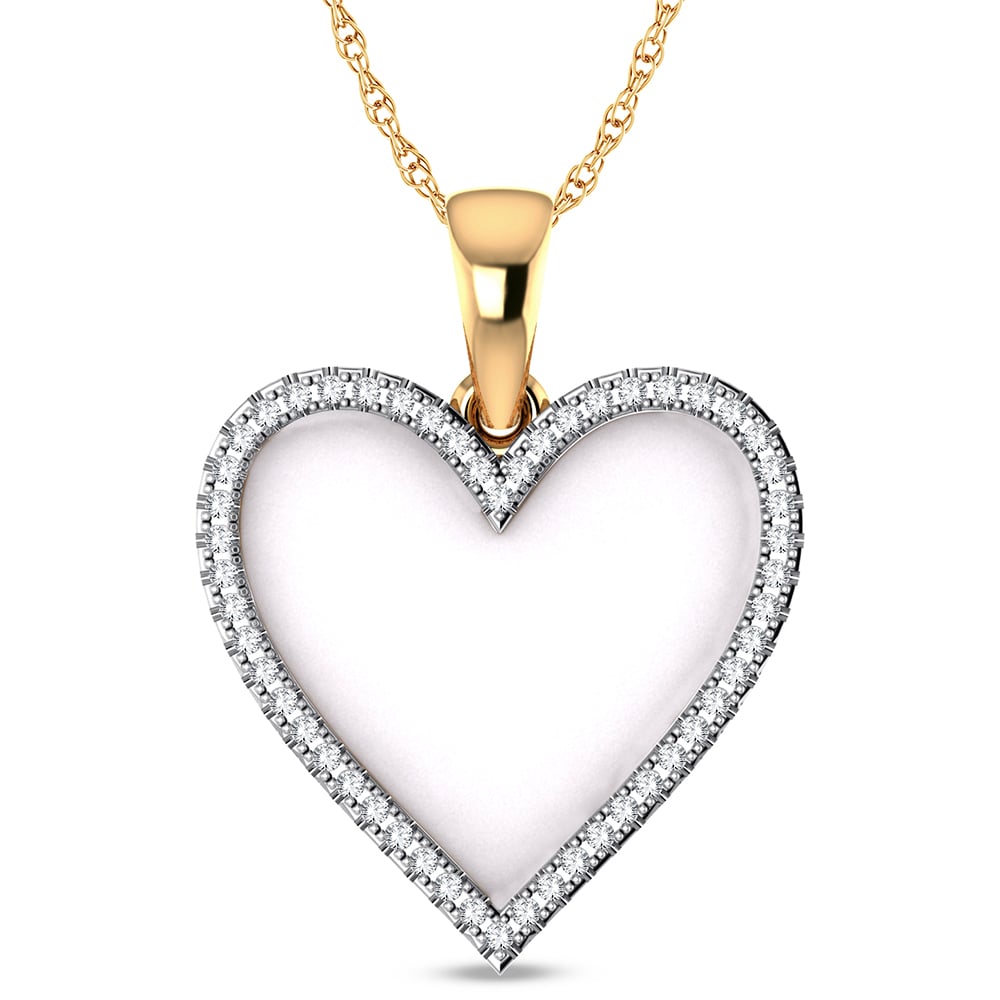 14K 0.13CT DIAMOND NECKLACE