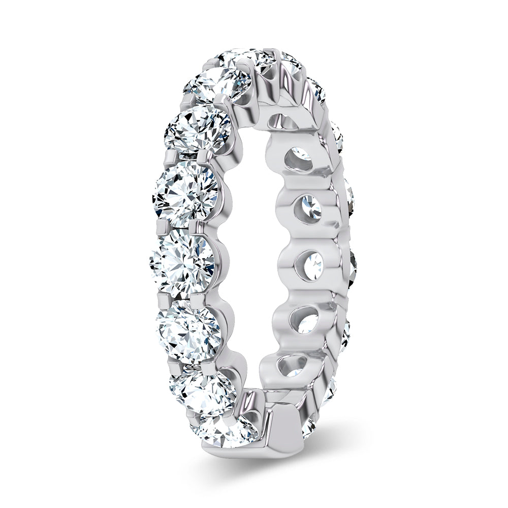 14K 4.00CT LAB DIAMOND ETERNITY BAND