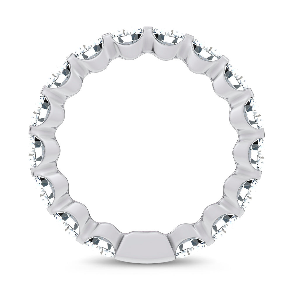 14K 4.00CT LAB DIAMOND ETERNITY BAND