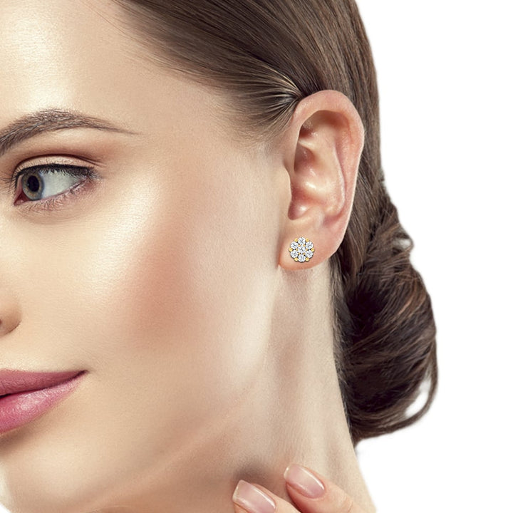 14K 0.69CT Lab Grown DIAMOND EARRING
