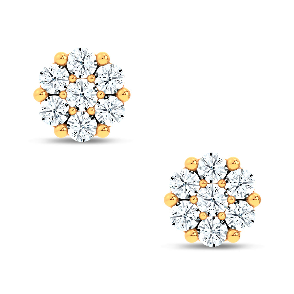 14K 0.69CT Lab Grown DIAMOND EARRING