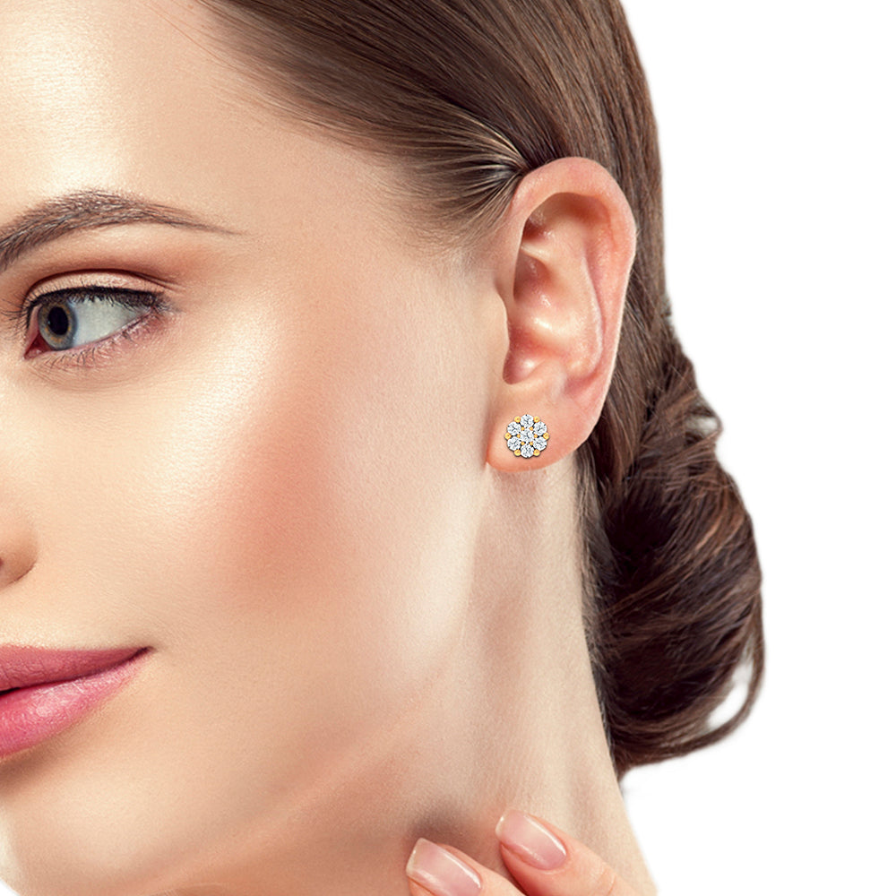 14K 0.69CT Lab Grown DIAMOND EARRING