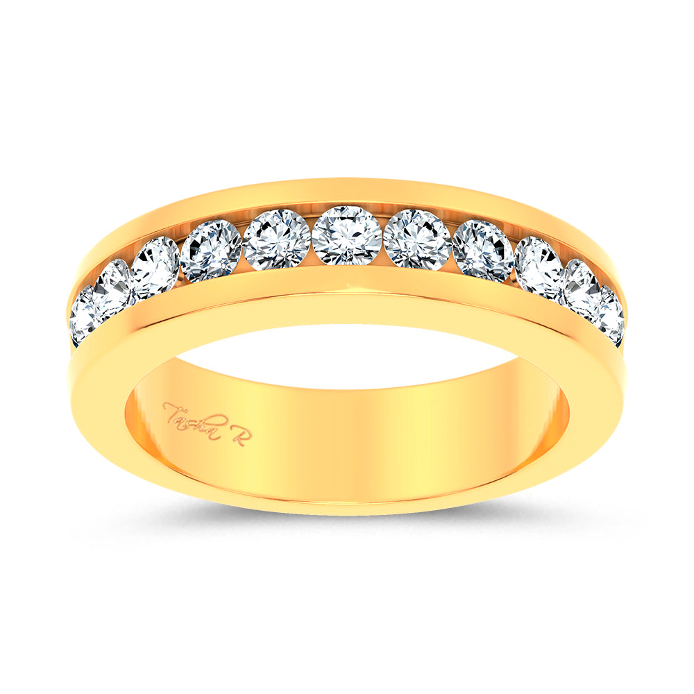 14K 1.00CT DIAMOND MEN'S RING