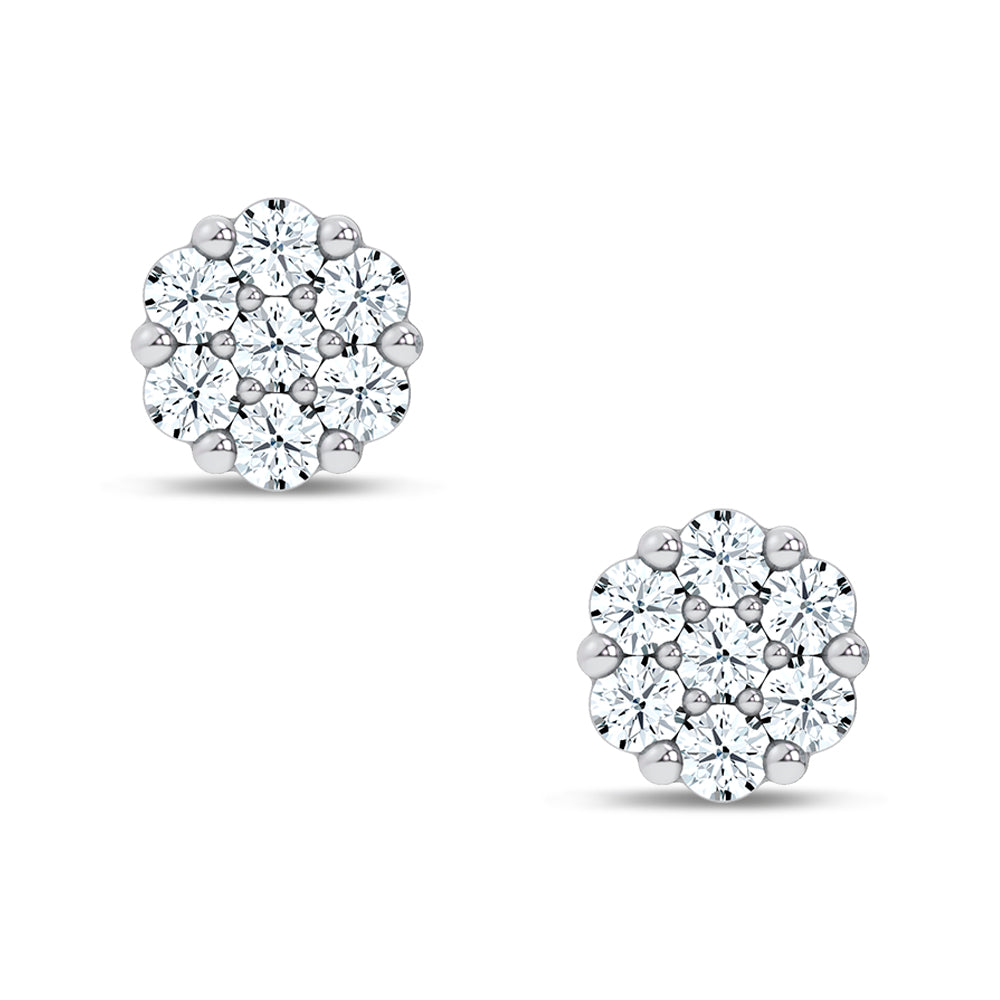 14K 0.15CT  Lab Grown DIAMOND EARRING