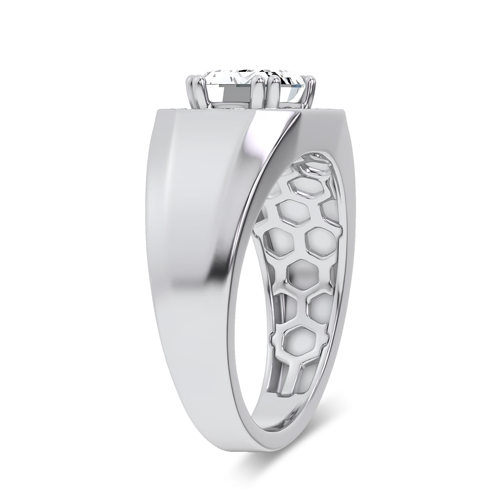 14K 1.98CT Certified Lab Grown Mens Ring