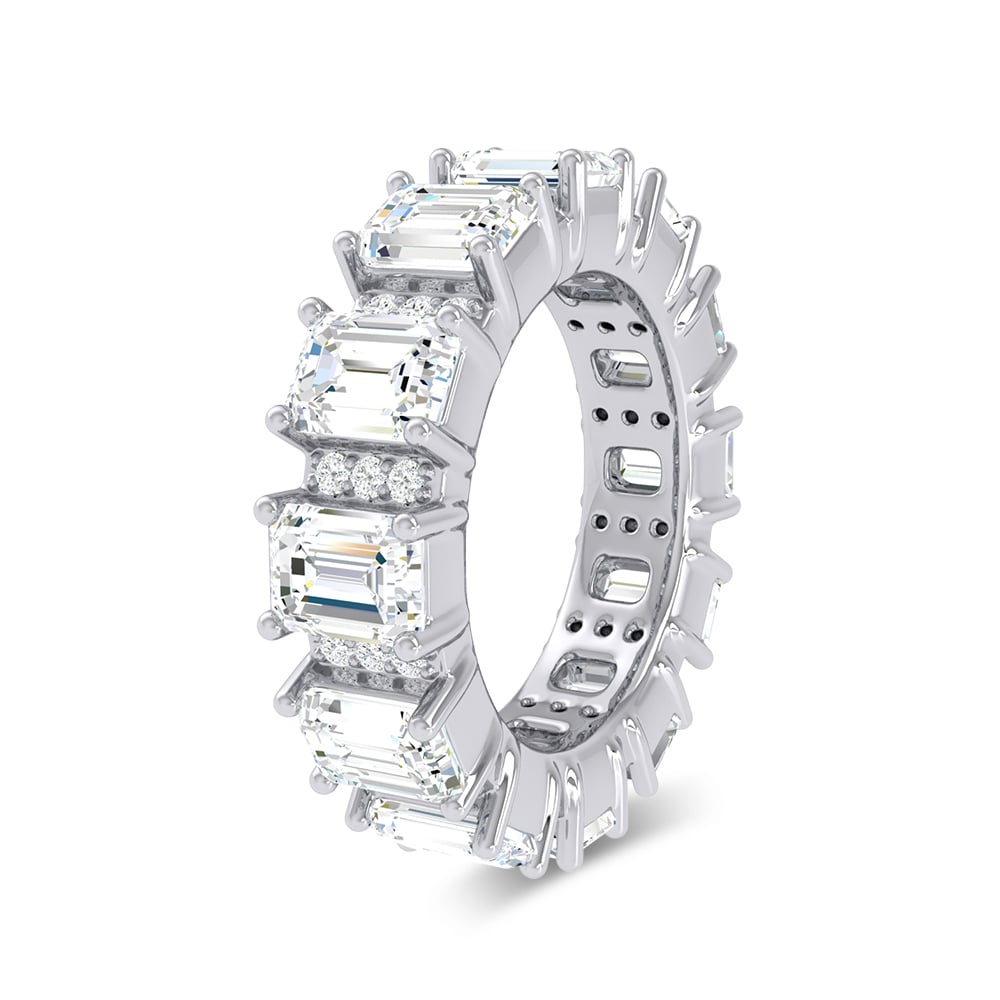 14K 5.00CT Certified Lab Grown Band