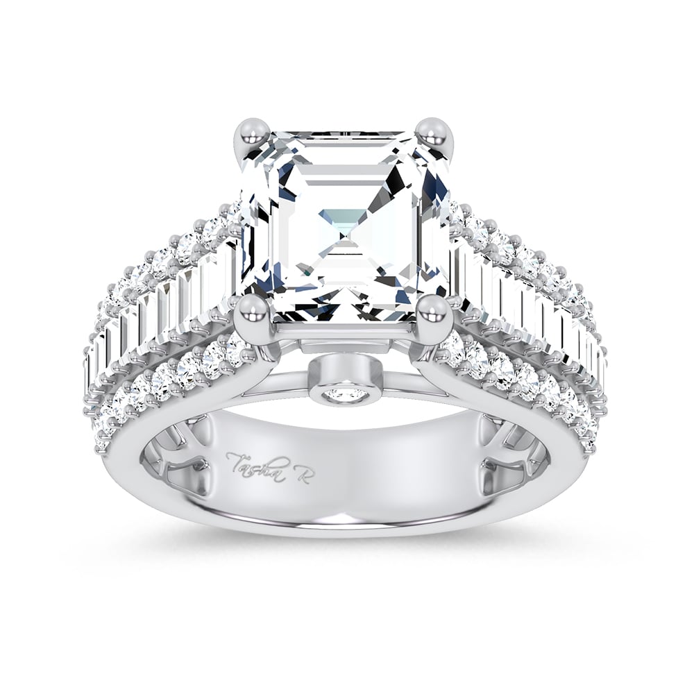14K 4.00CT Certified Lab Grown Engagement Ring