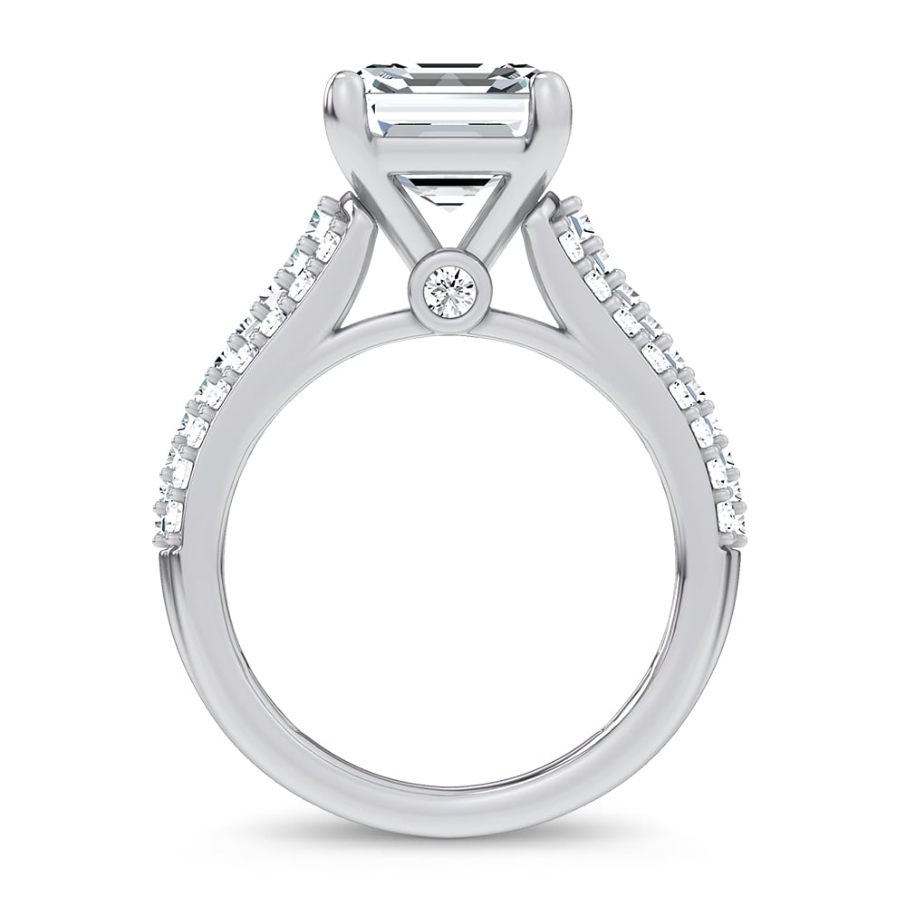 14K 4.00CT Certified Lab Grown Engagement Ring