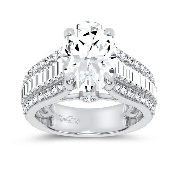 14K 4.00CT Certified Lab Grown Engagement Ring