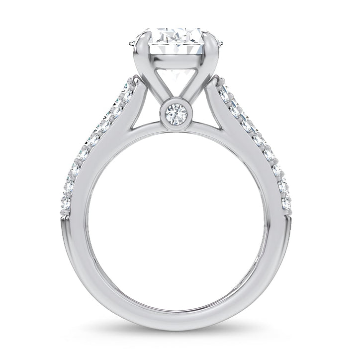 14K 4.00CT Certified Lab Grown Engagement Ring