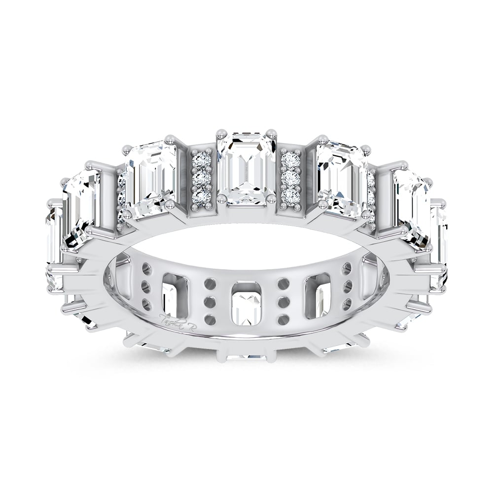 14K 3.17CT Certified Lab Grown Band