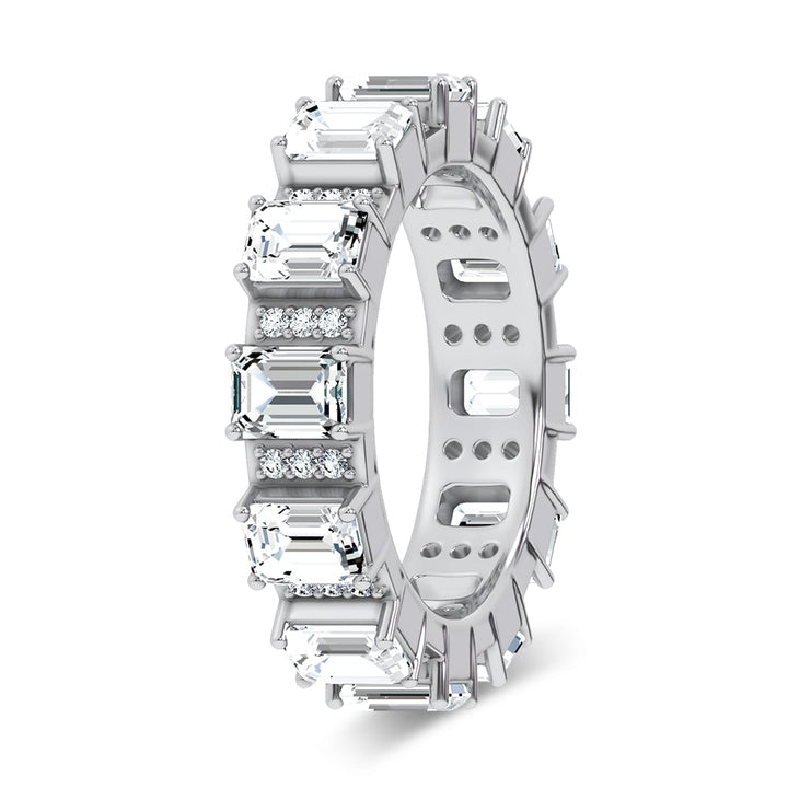 14K 3.17CT Certified Lab Grown Band