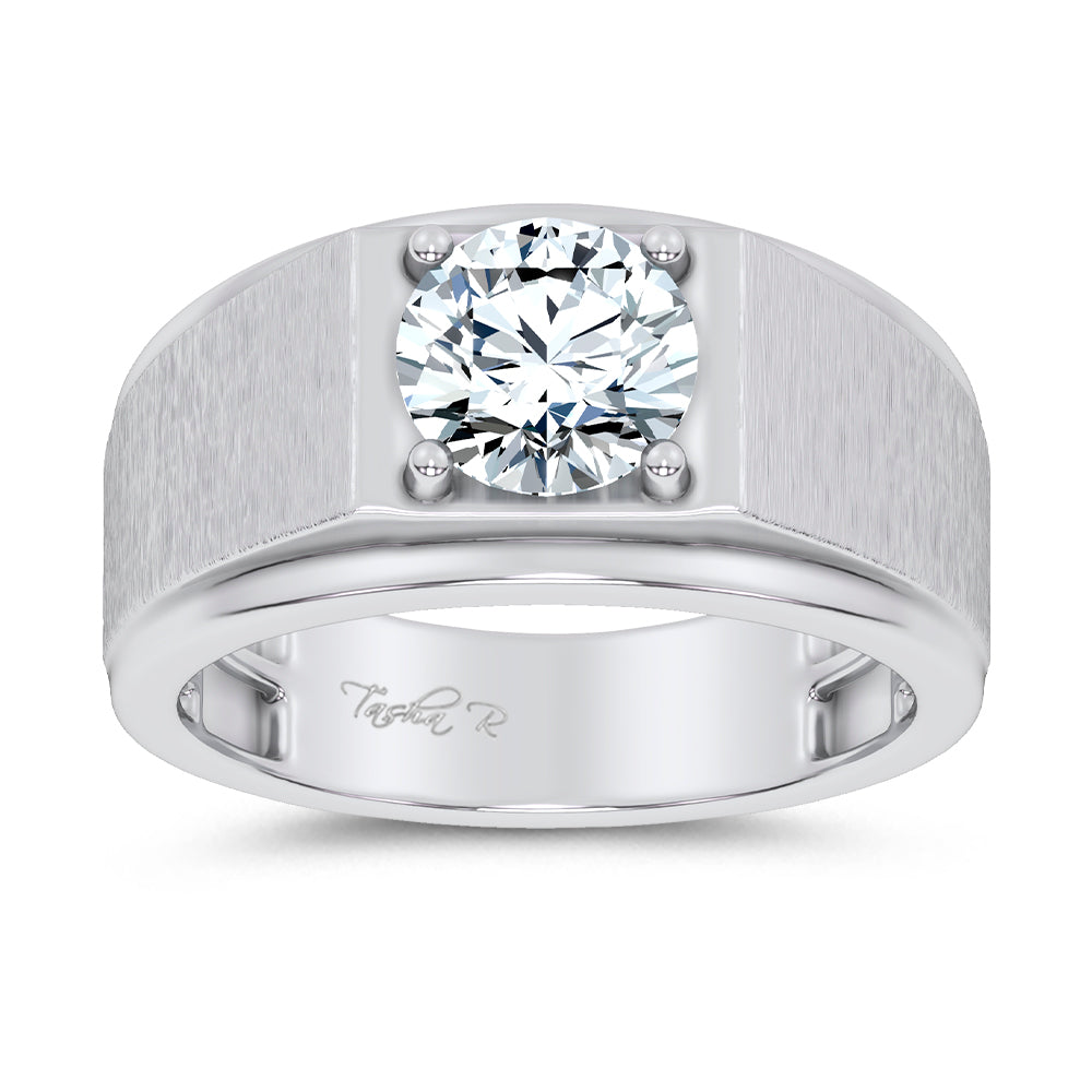 14K 2.00CT Certified Lab Grown Mens Ring