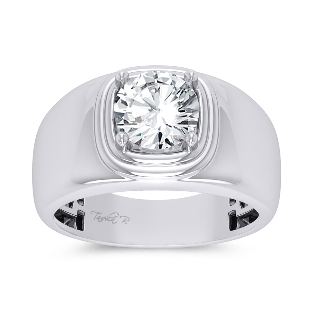 14K 2.00CT Certified Lab Grown Mens Ring