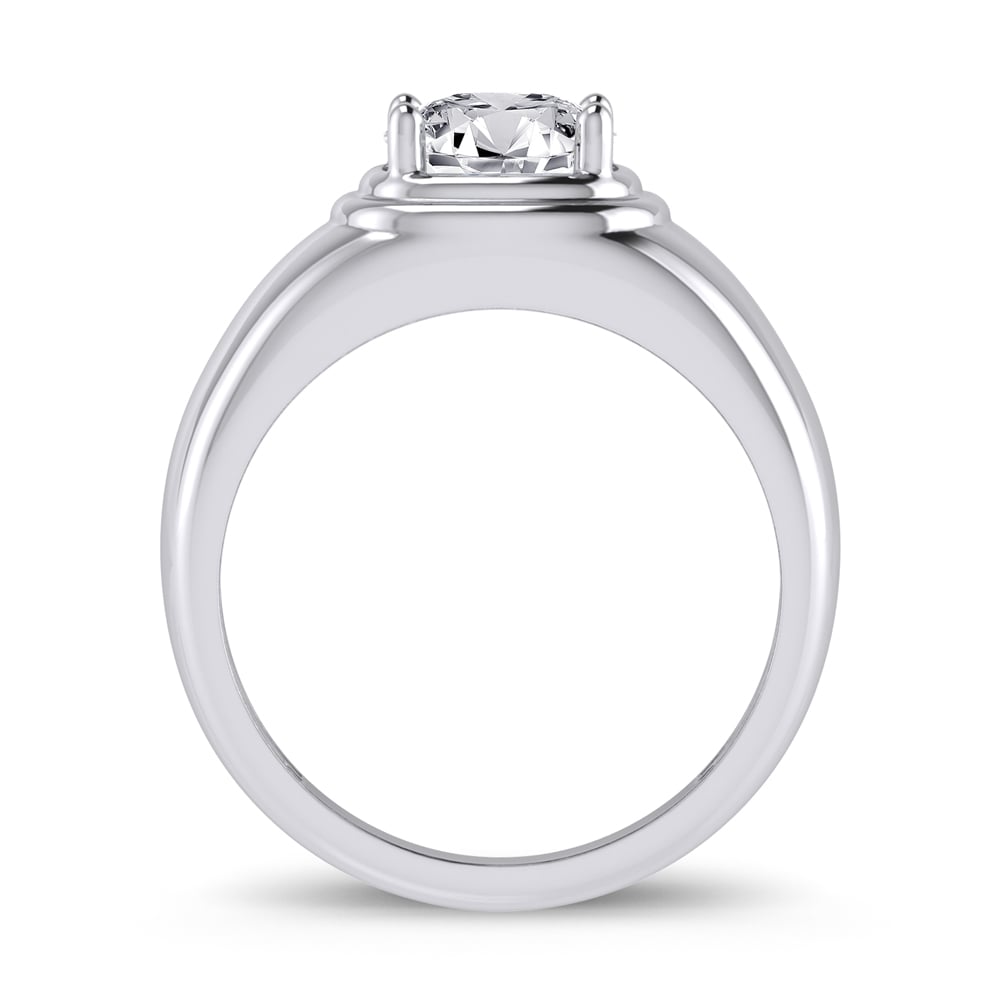 14K 2.00CT Certified Lab Grown Mens Ring