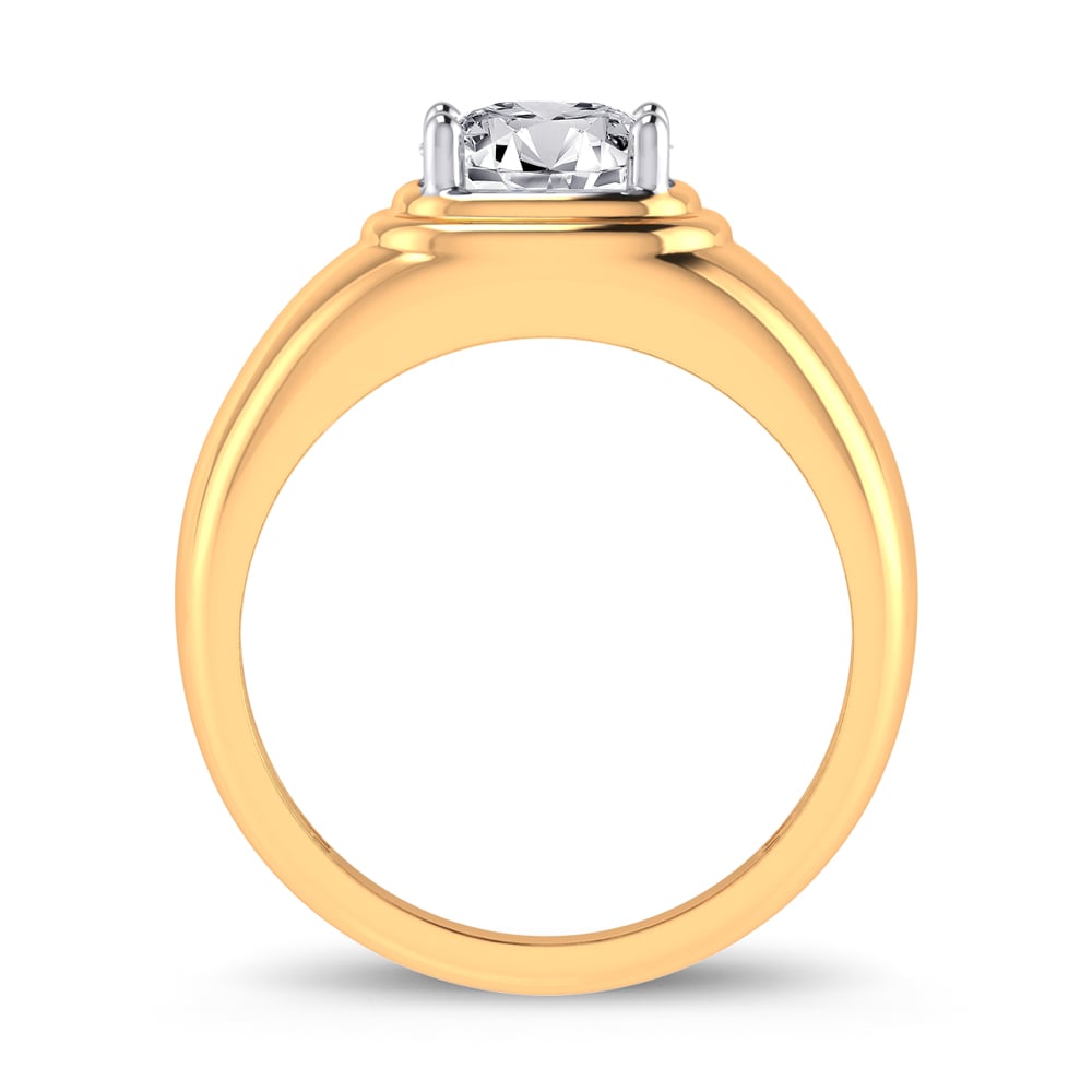 14K 2.00CT Certified Lab Grown Mens Ring