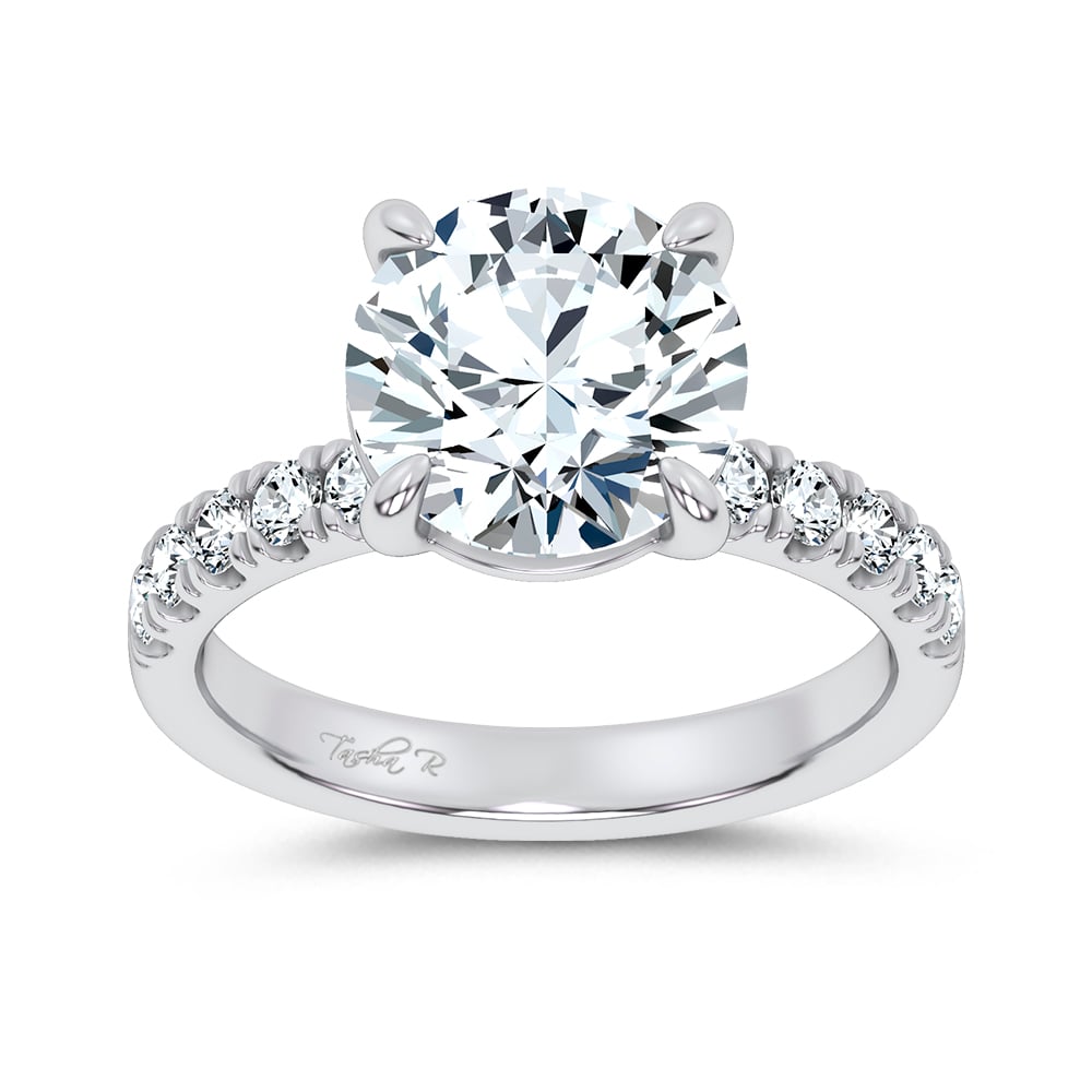 14K 4.50CT Certified Lab Grown Engagement Ring