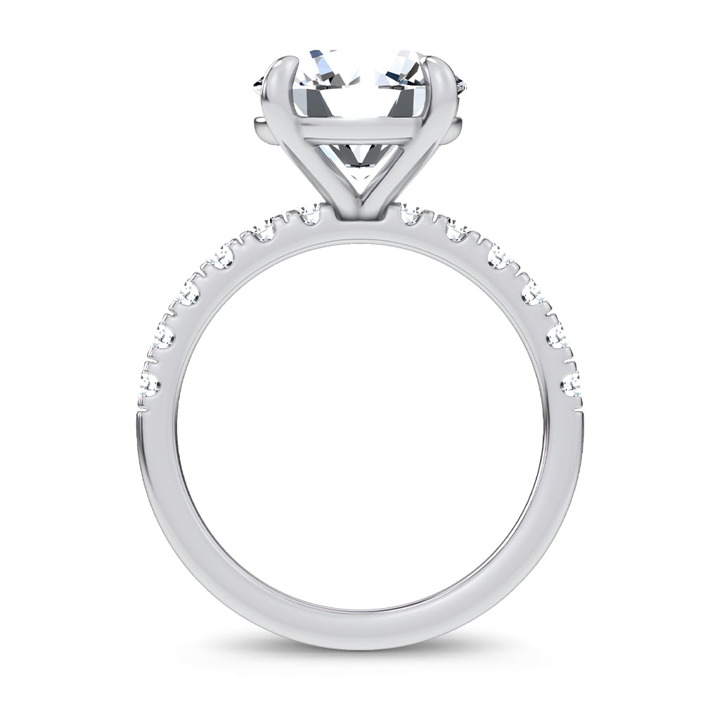 14K 4.50CT Certified Lab Grown Engagement Ring
