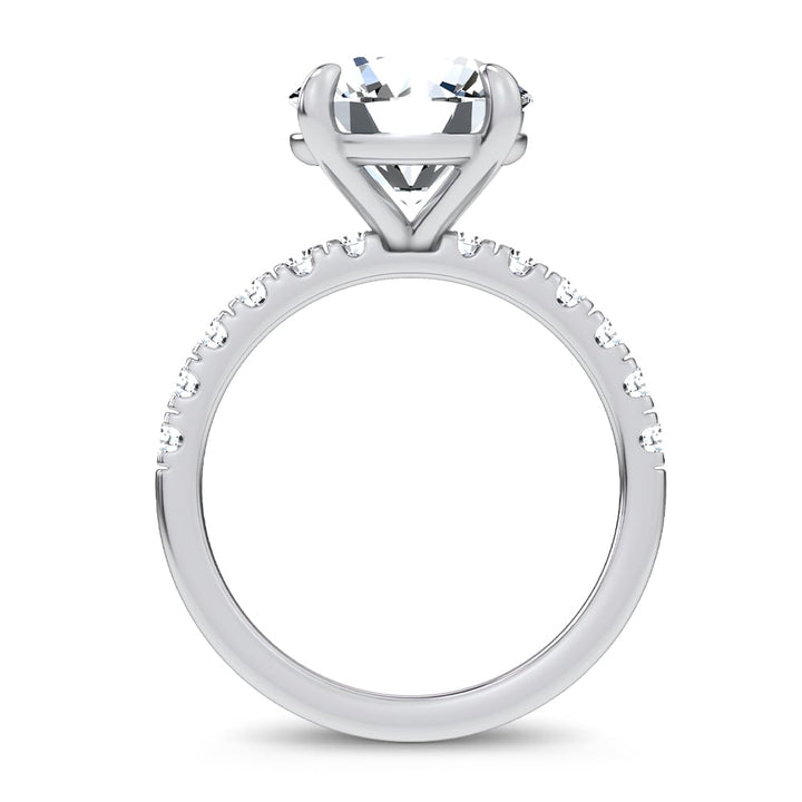 14K 4.50CT Certified Lab Grown Engagement Ring