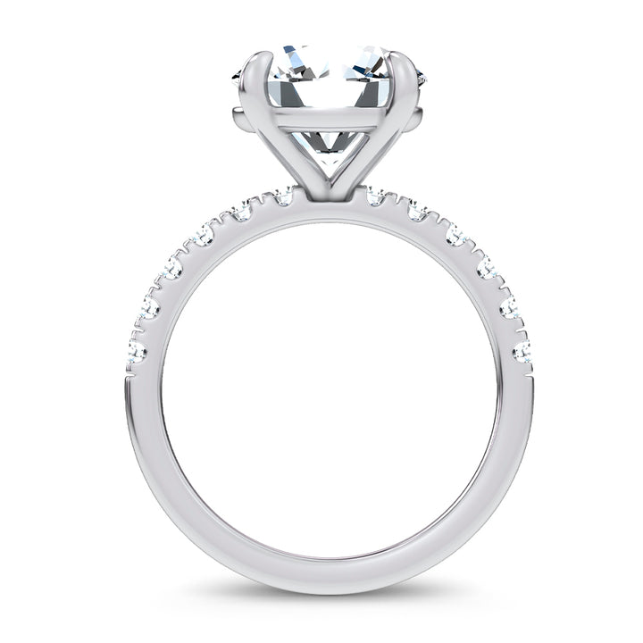 14K 4.50CT Certified Lab Grown Engagement Ring