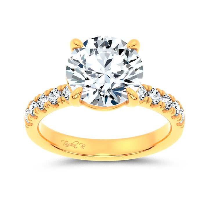 14K 4.50CT Certified Lab Grown Engagement Ring