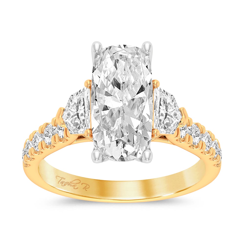 14K 4.90CT Certified Lab Grown Diamond Ring