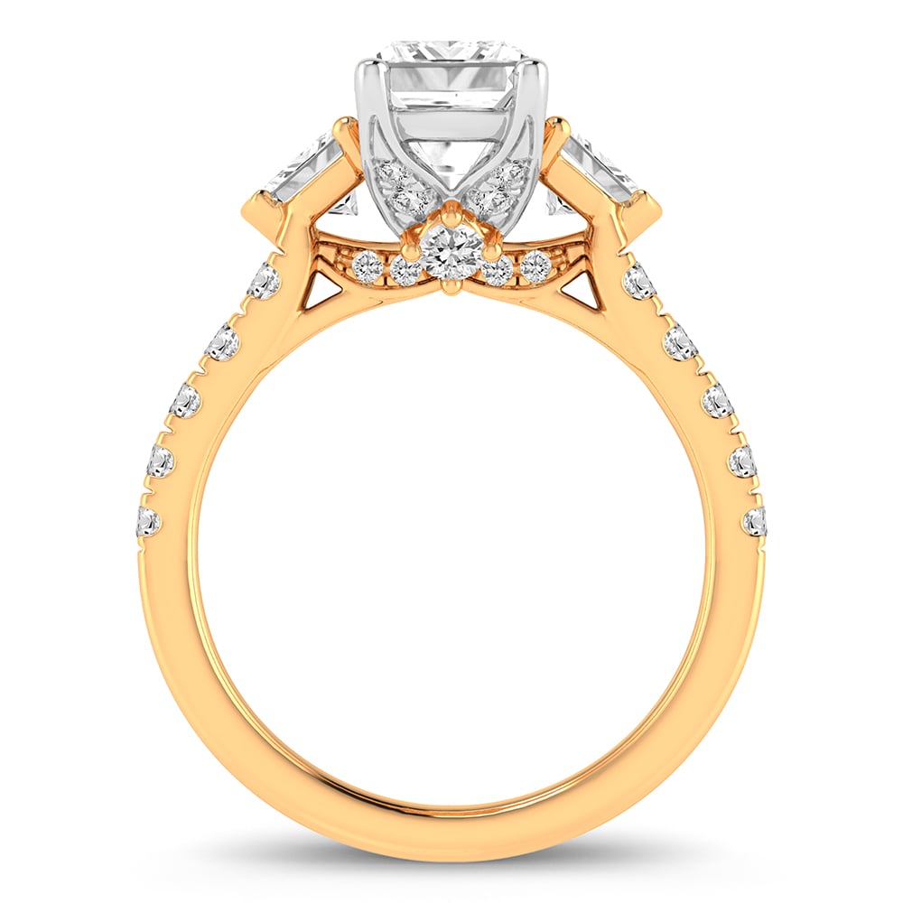 14K 4.90CT Certified Lab Grown Diamond Ring