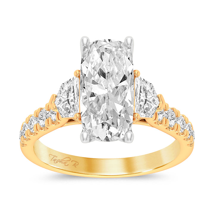 14K 4.90CT Certified Lab Grown Diamond Ring