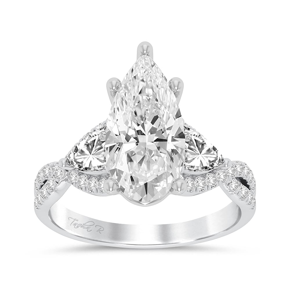 14K 3.90CT Certified Lab Grown Diamond Ring
