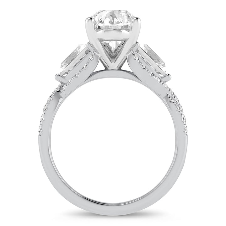 14K 3.90CT Certified Lab Grown Diamond Ring