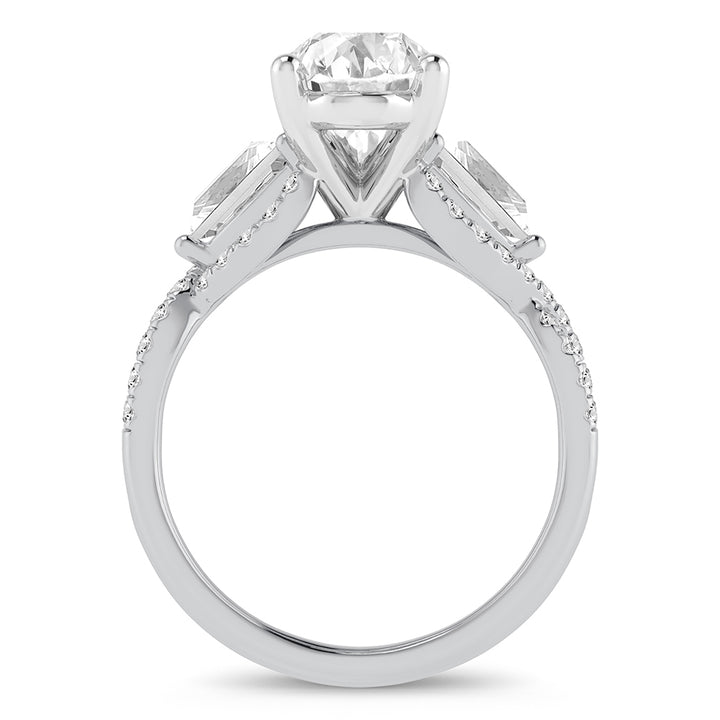 14K 3.90CT Certified Lab Grown Diamond Ring