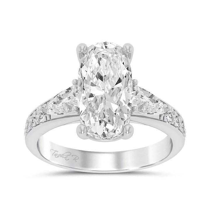 14K 3.90CT Certified Lab Grown Diamond Ring