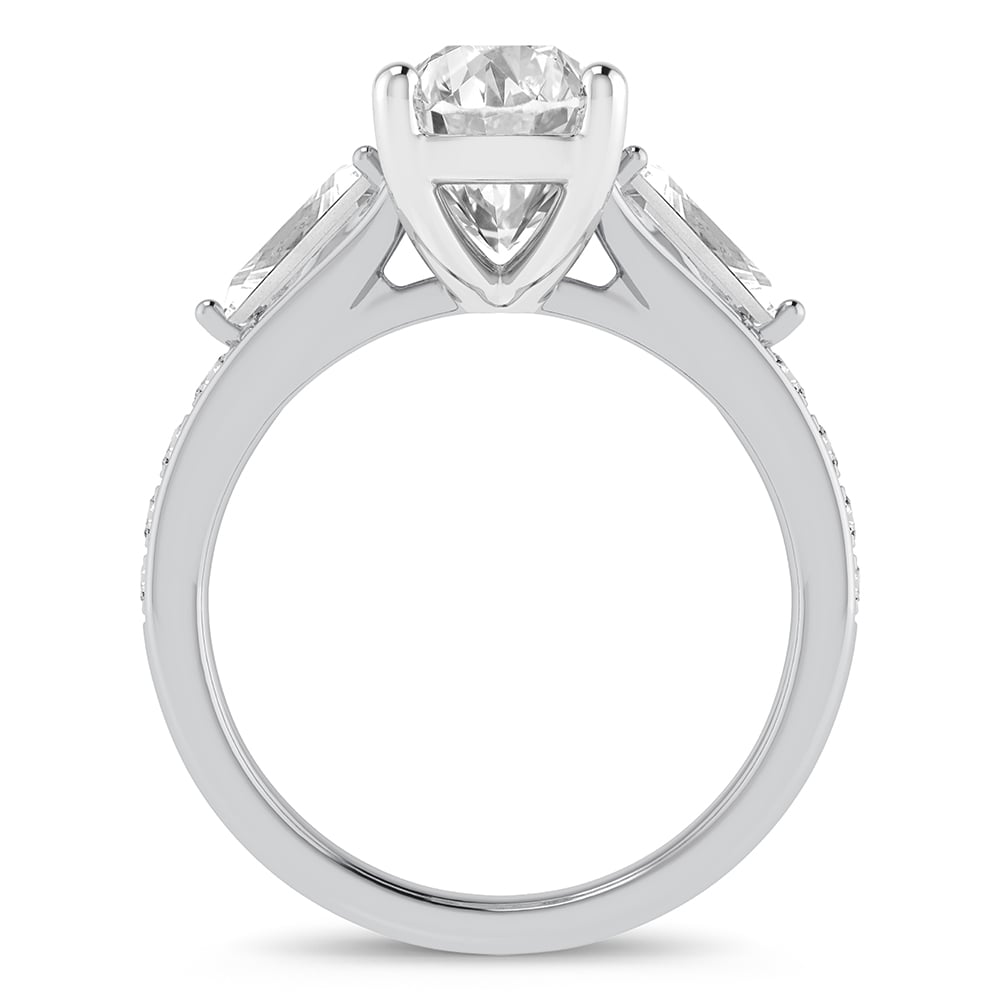 14K 3.90CT Certified Lab Grown Diamond Ring