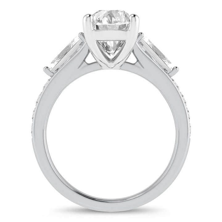 14K 3.90CT Certified Lab Grown Diamond Ring