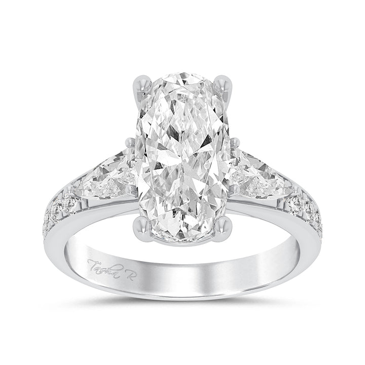 14K 3.90CT Certified Lab Grown Diamond Ring