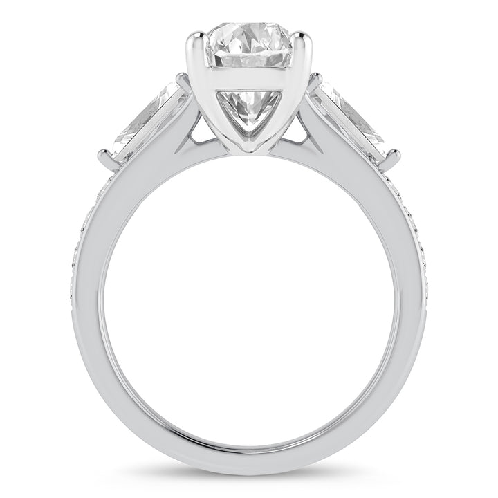 14K 3.90CT Certified Lab Grown Diamond Ring