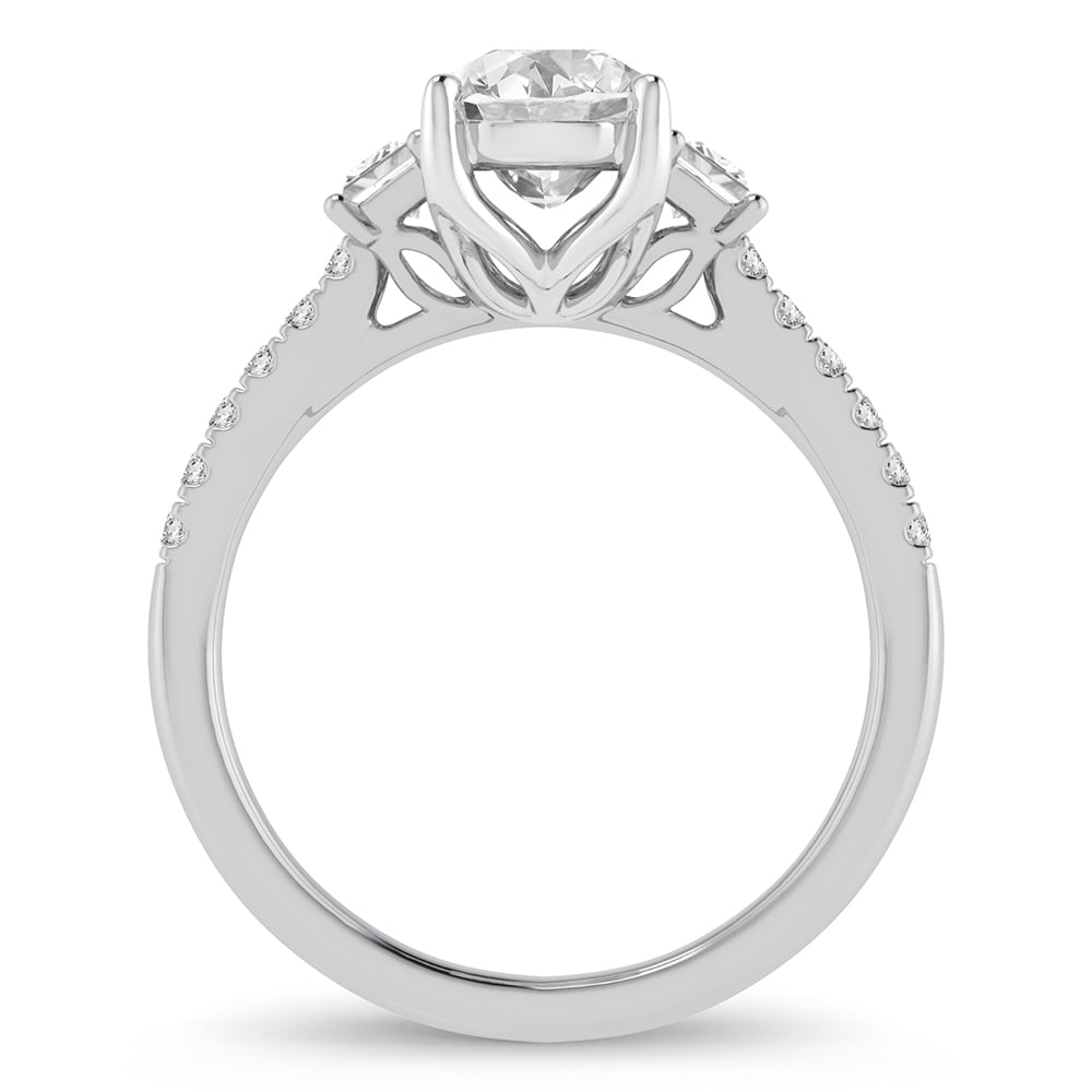 14K 2.79CT Certified Lab Grown Diamond Ring