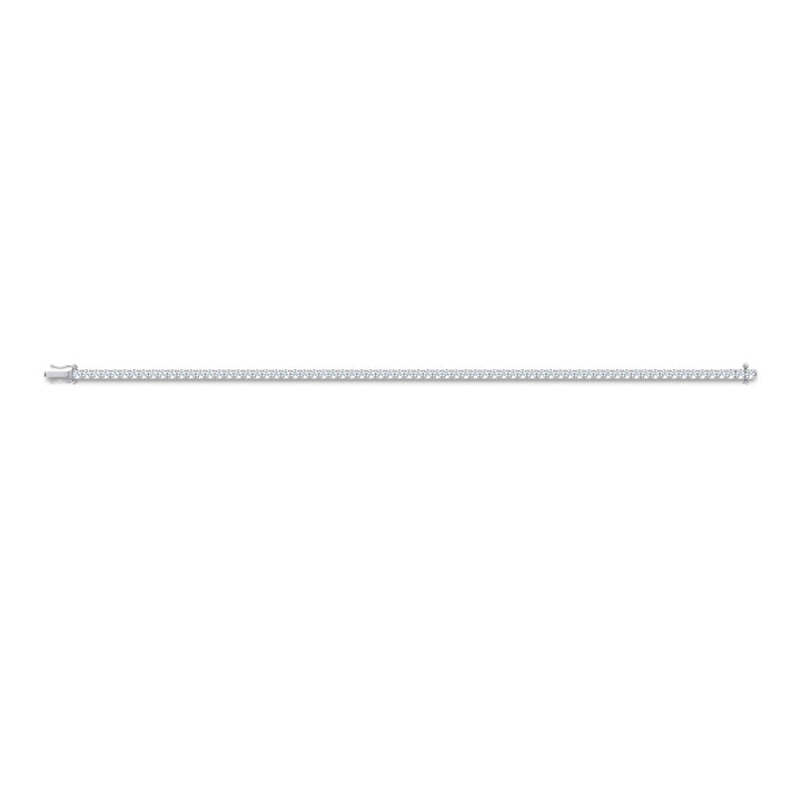 14K 3.75CT Certified Lab Grown Tennis Bracelet
