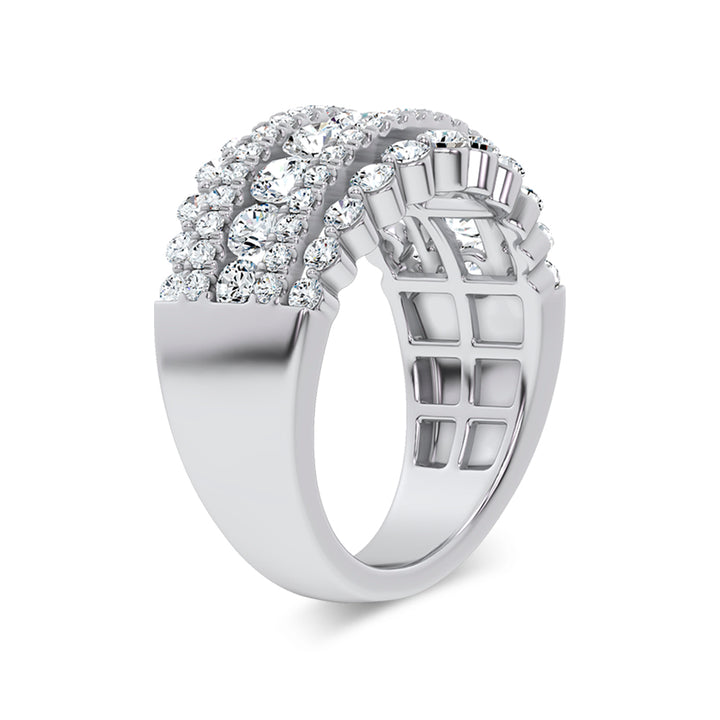 14K 2.00CT Lab Grown Ladies Band