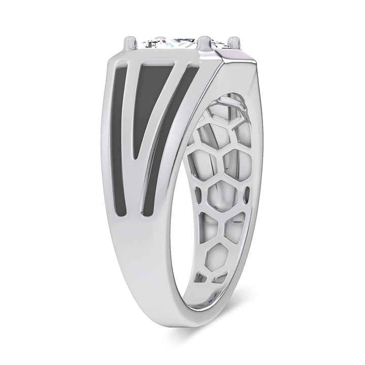 14K 2.00CT Certified Lab Grown Mens Ring