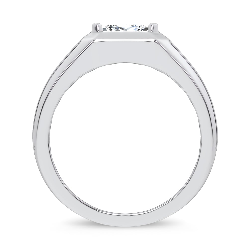 14K 2.00CT Certified Lab Grown Mens Ring