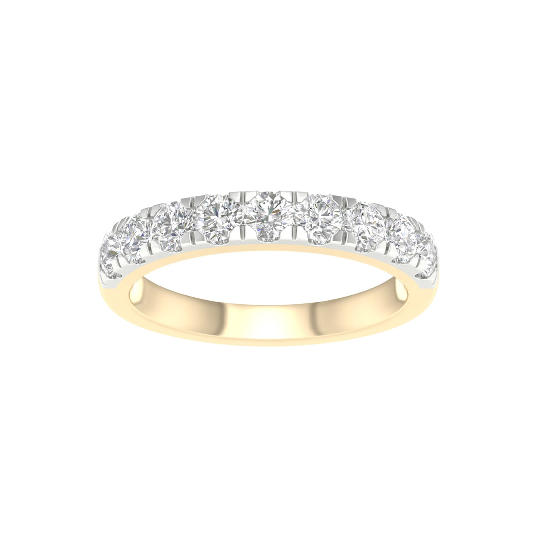 14K 1.00CT Certified Lab Grown Diamond Band