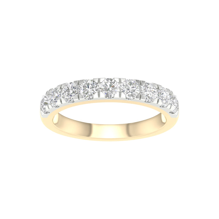 14K 1.00CT Certified Lab Grown Diamond Band