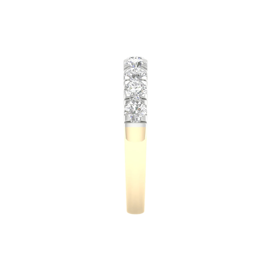 14K 1.00CT Certified Lab Grown Diamond Band
