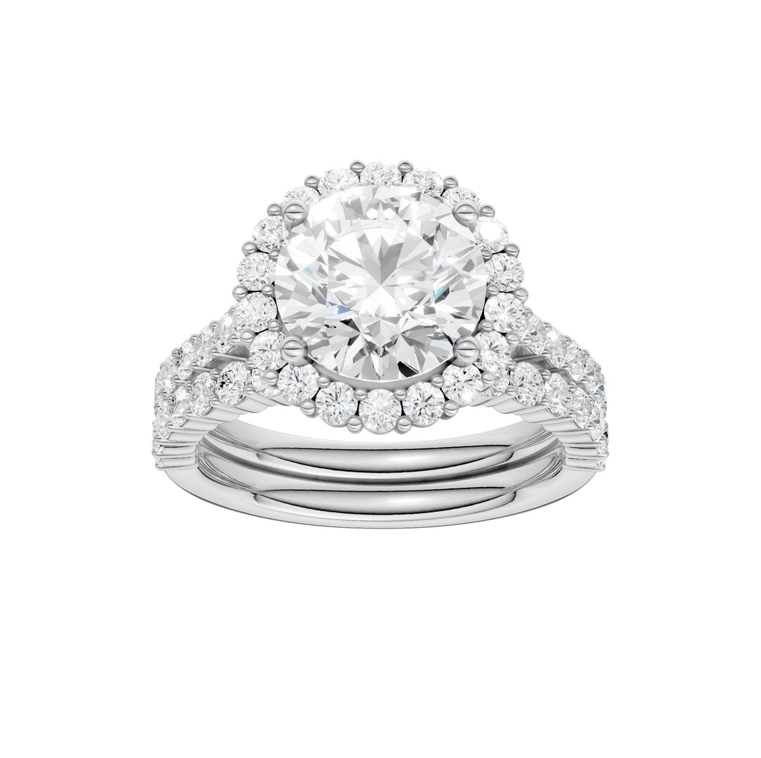 14K 4.00CT DIAMOND BRIDAL SET