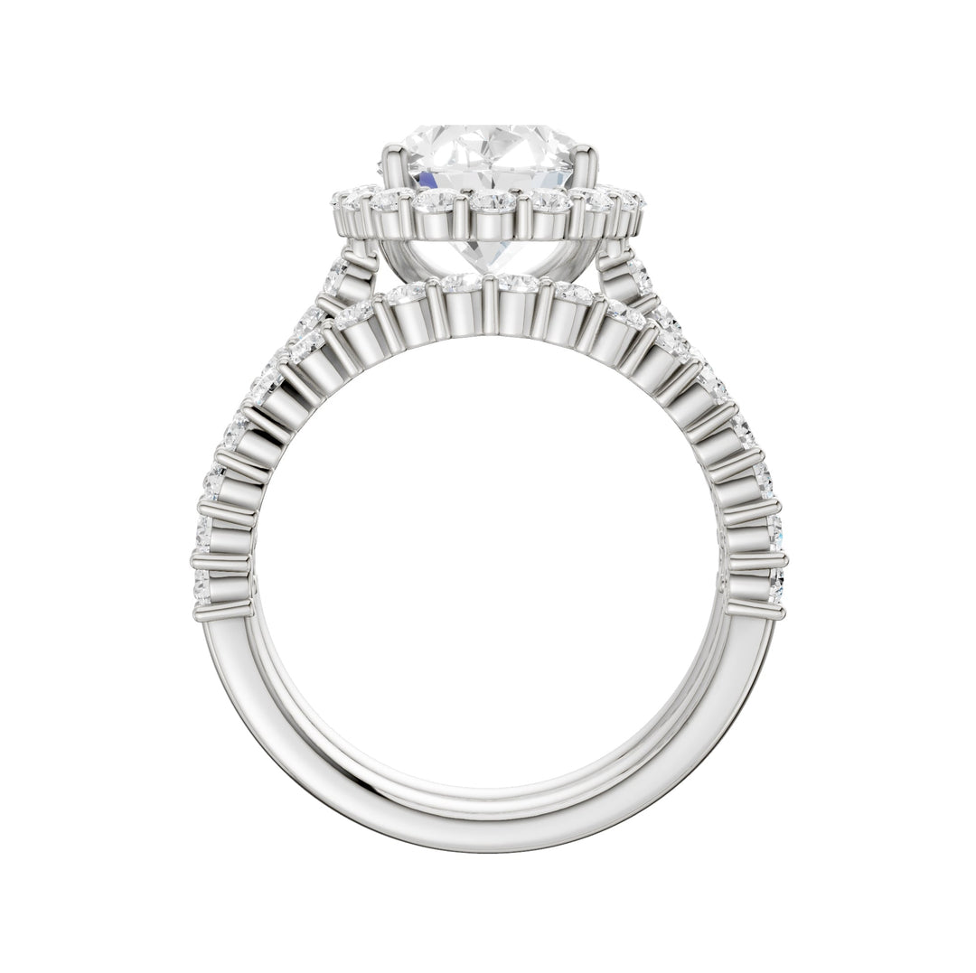 14K 4.00CT DIAMOND BRIDAL SET