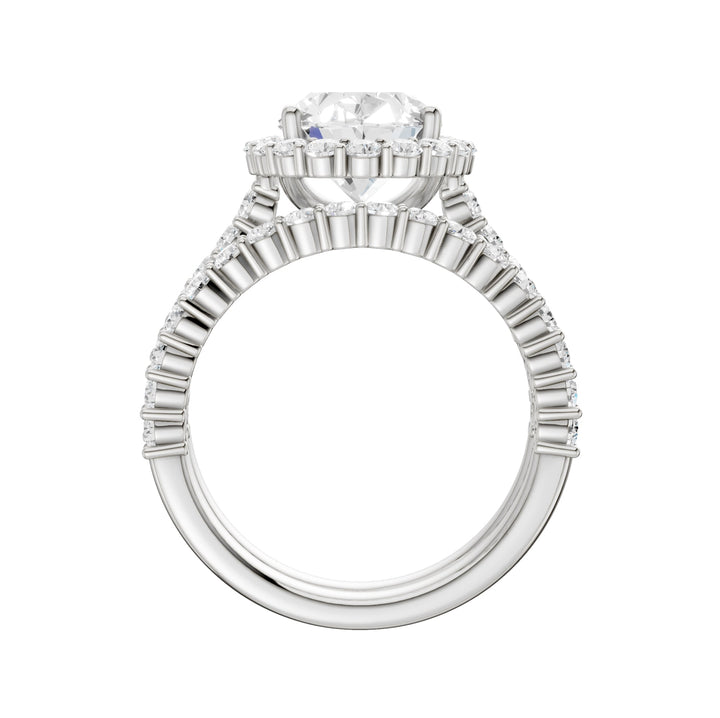 14K 4.00CT DIAMOND BRIDAL SET