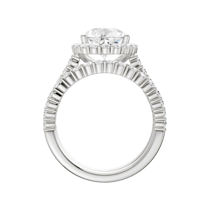14K 4.00CT DIAMOND BRIDAL SET