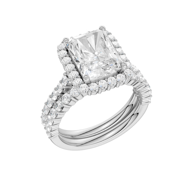 14K 4.00CT DIAMOND BRIDAL SET