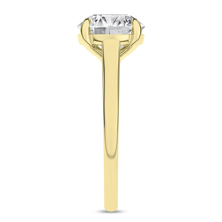10K 1.00CT Certified Lab Grown Diamond Ring